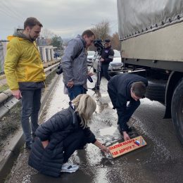 Сотрудники ГК «F-Media» и активисты Общероссийского Народного Фронта провели совместную проверку выполненных дорожных работ