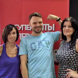 Спортивная и позитивная беседа на «Новом радио»!
