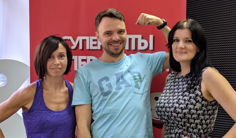 Спортивная и позитивная беседа на «Новом радио»!